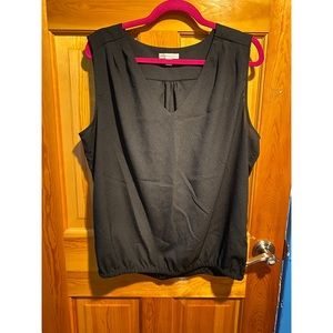 “New York & Company” Black Sleeveless Shirt